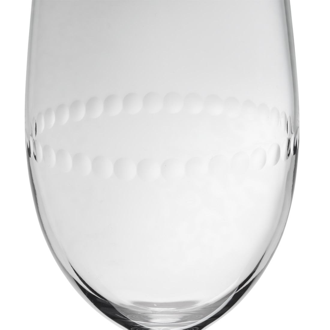Бокал для вина Perles White es, 2 предмета, хрусталь