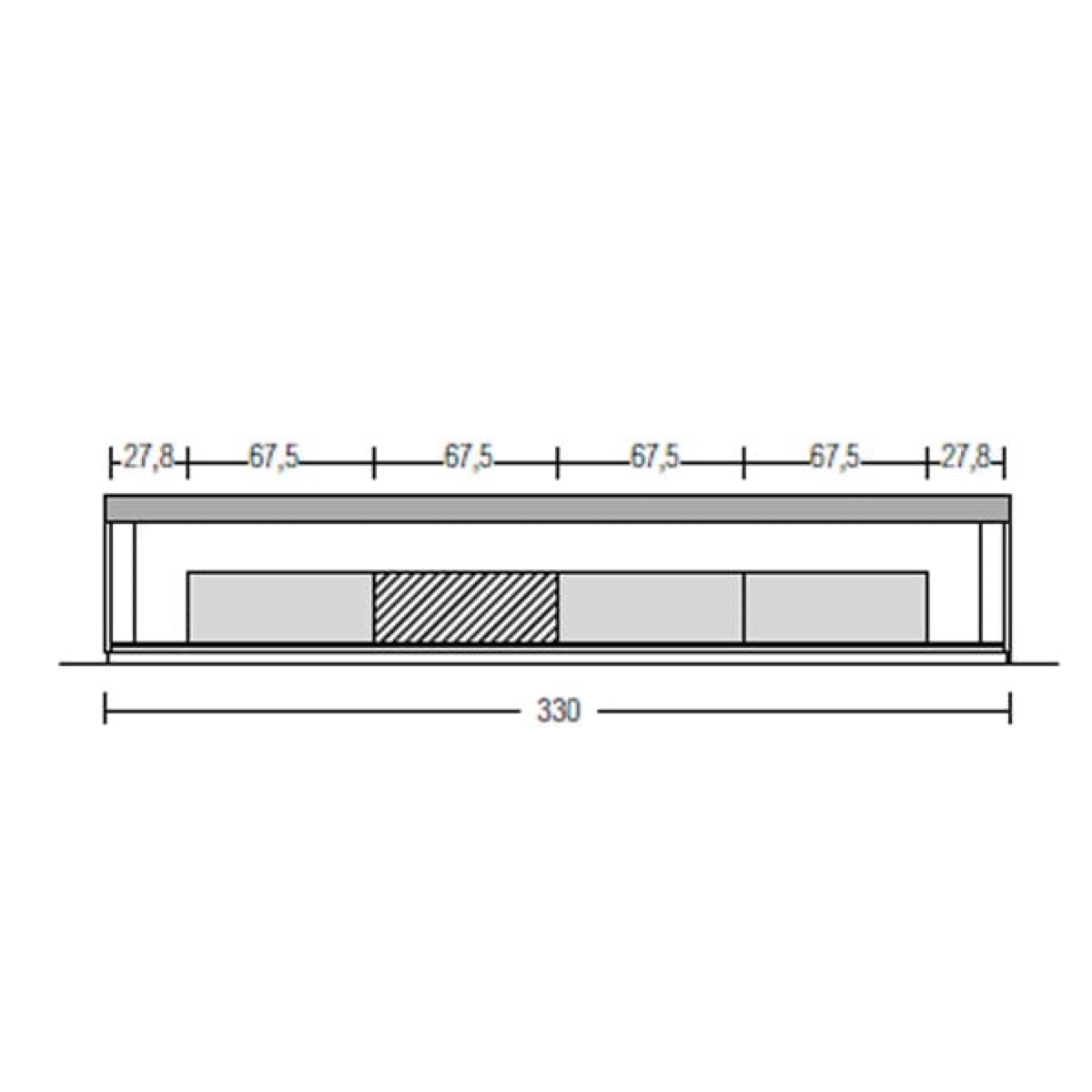 Буфет Living Box низкая
