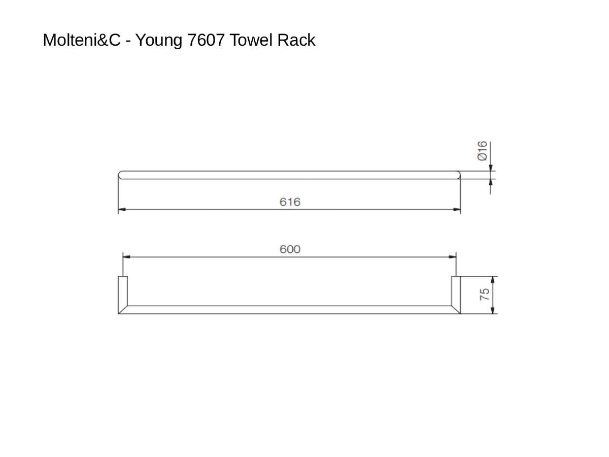 Предмет интерьера Young 7607 Portasciugamani