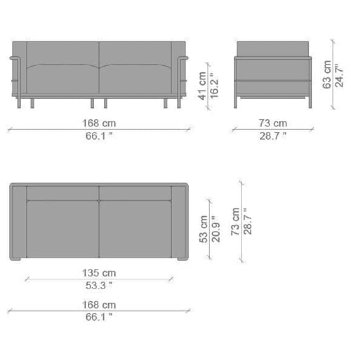Диван 3 Fauteuil Grand Confort, Grand Modèle