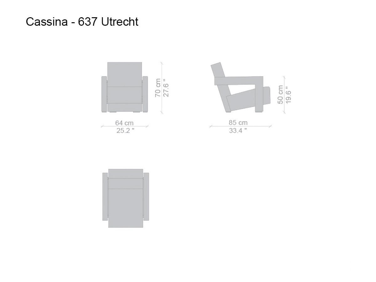 Кресло 637 Utrecht, Look 13L020 Vinaccia